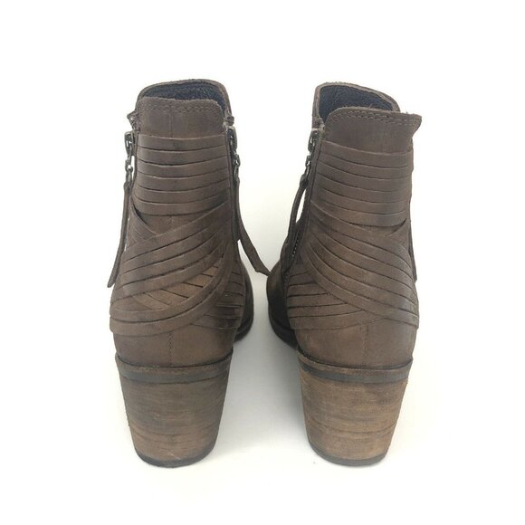 Matisse Womens Size 8.5 Leather Brown Boots Byron Western Bootie - Picture 4 of 7
